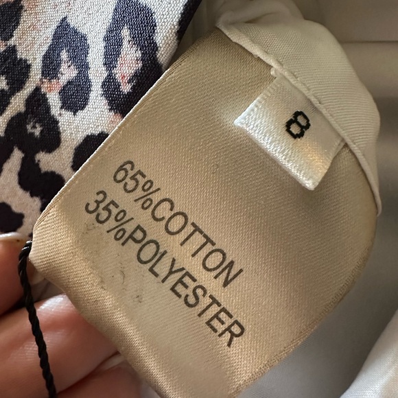 BURRYCO Baroque Leopard Mixed Print Shift Dress Embellished SZ 8 FITS BEST SZ 6 - Picture 7 of 10